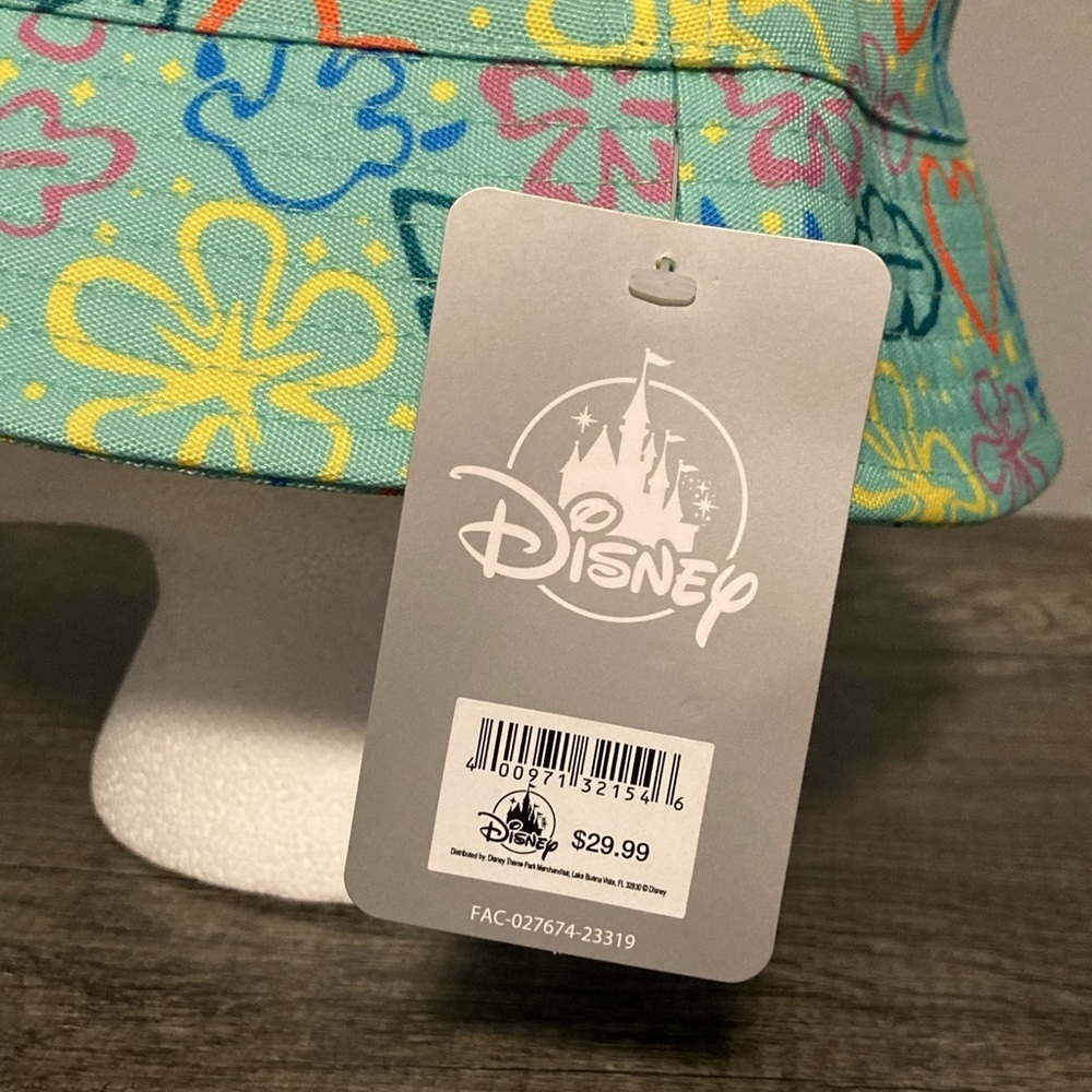 Disneys Stitch Floral Bucket Hat - Picture 3 of 6
